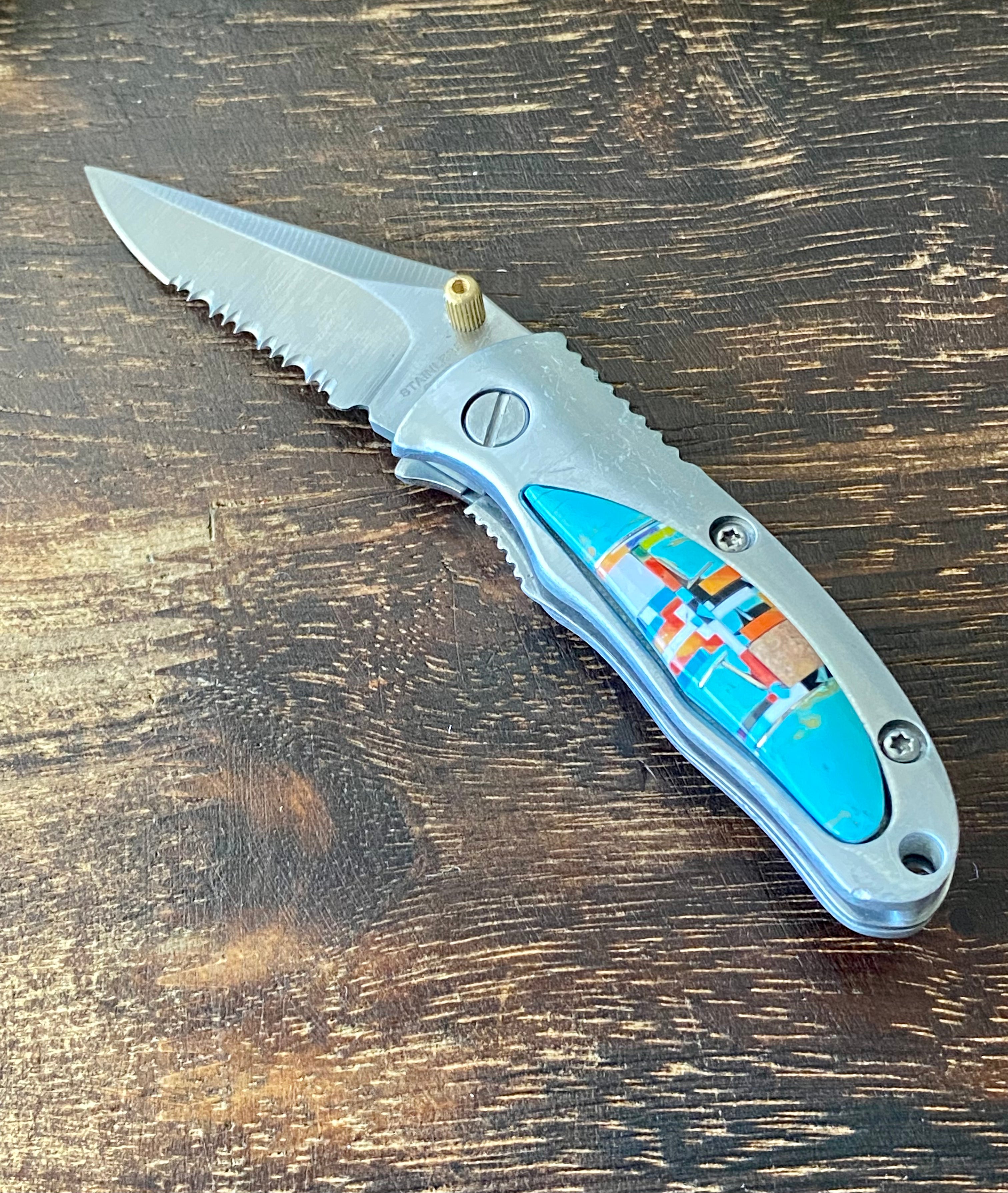 Southwest Made Stainless Steel Pocket Knife