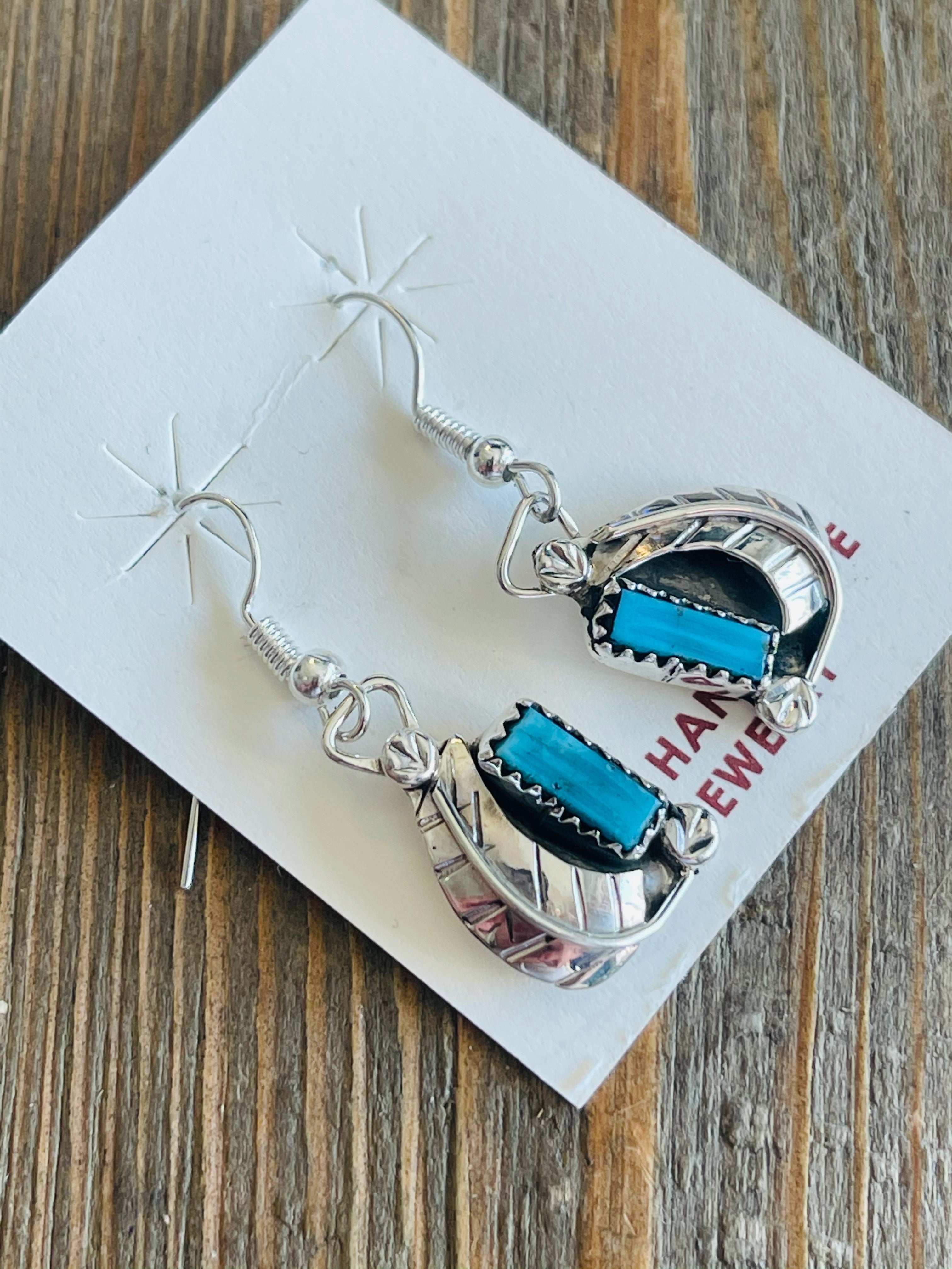 Amy Locaspino Turquoise & Sterling Silver Dangles