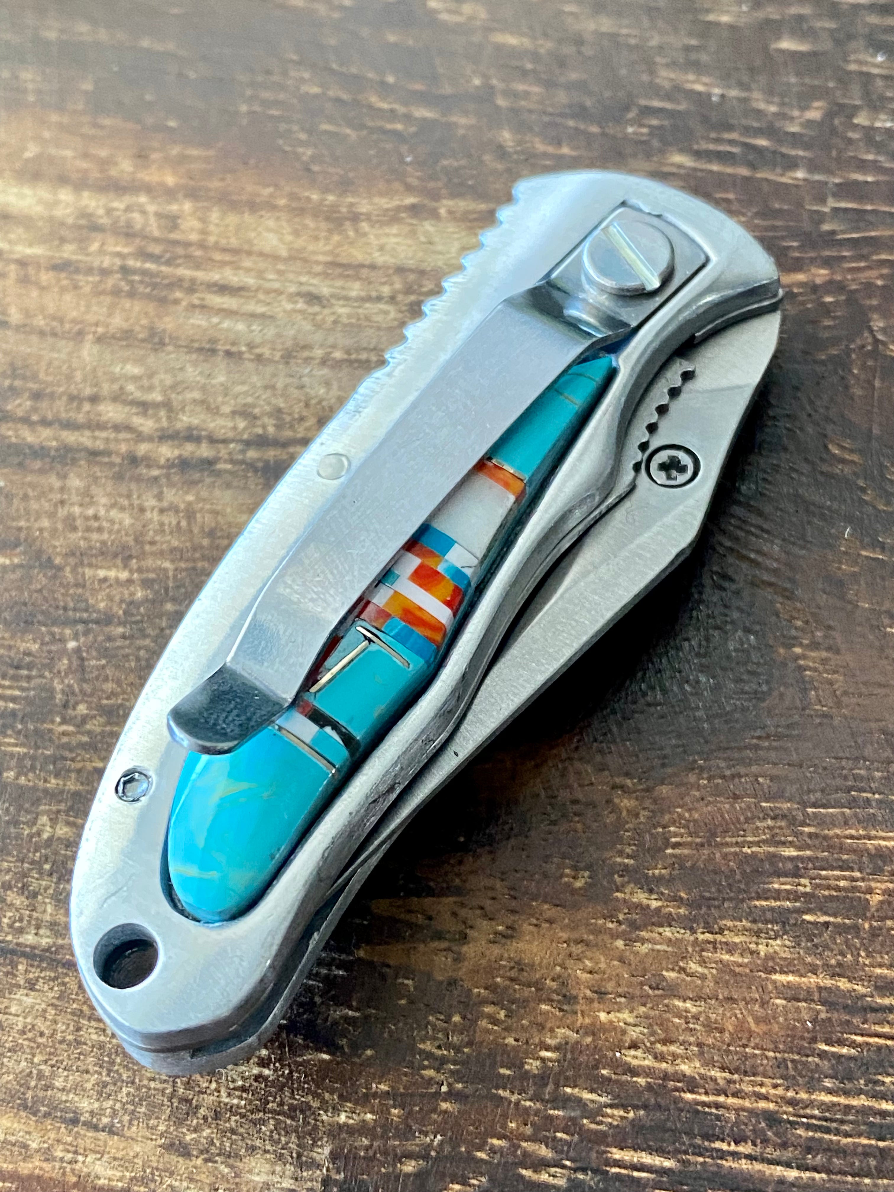 Southwest Made Stainless Steel Pocket Knife