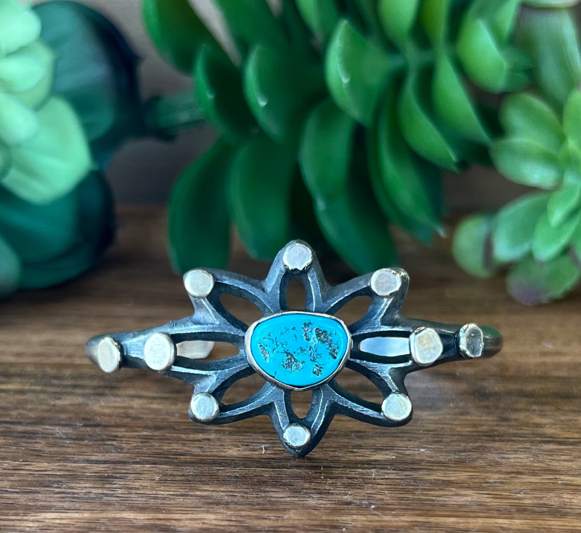 Chimney Butte Turquoise & Sterling Silver Cuff Bracelet