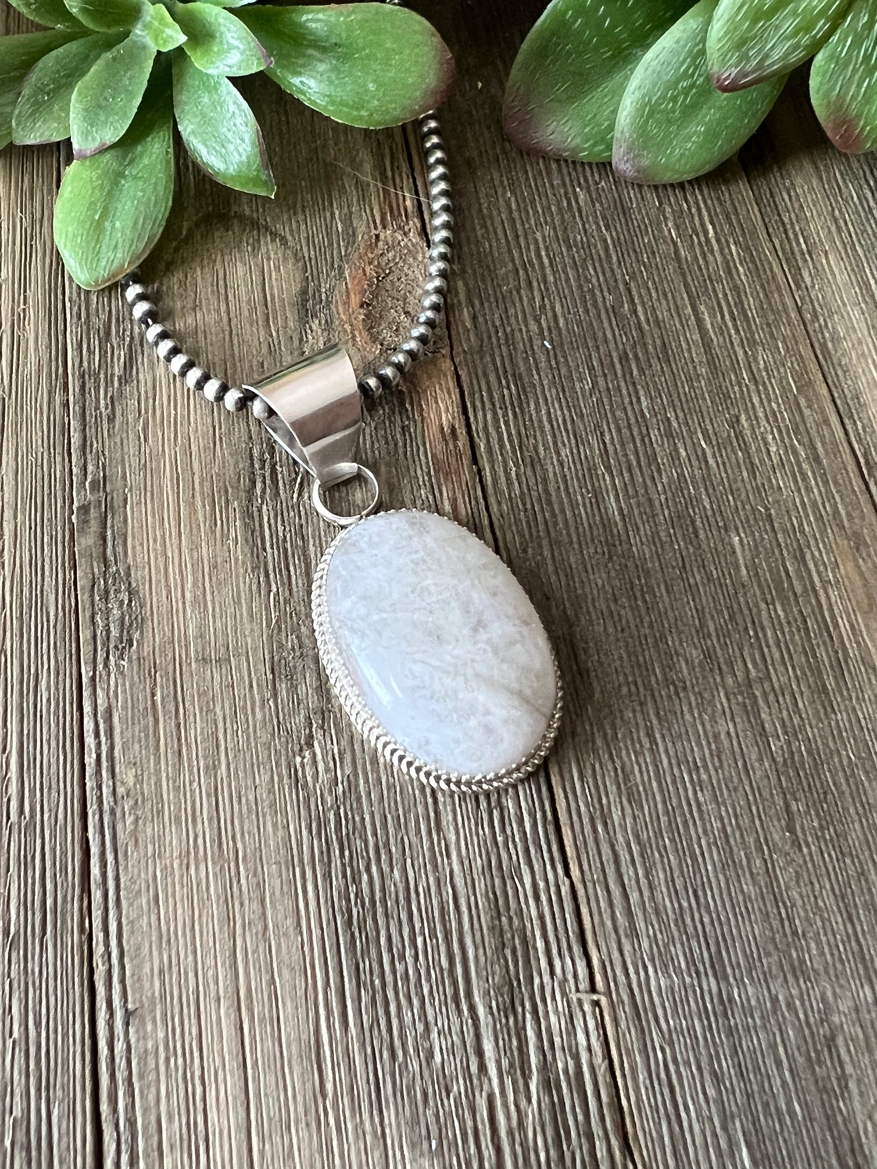 Reda Galvan Moonstone & Sterling Silver Pendant