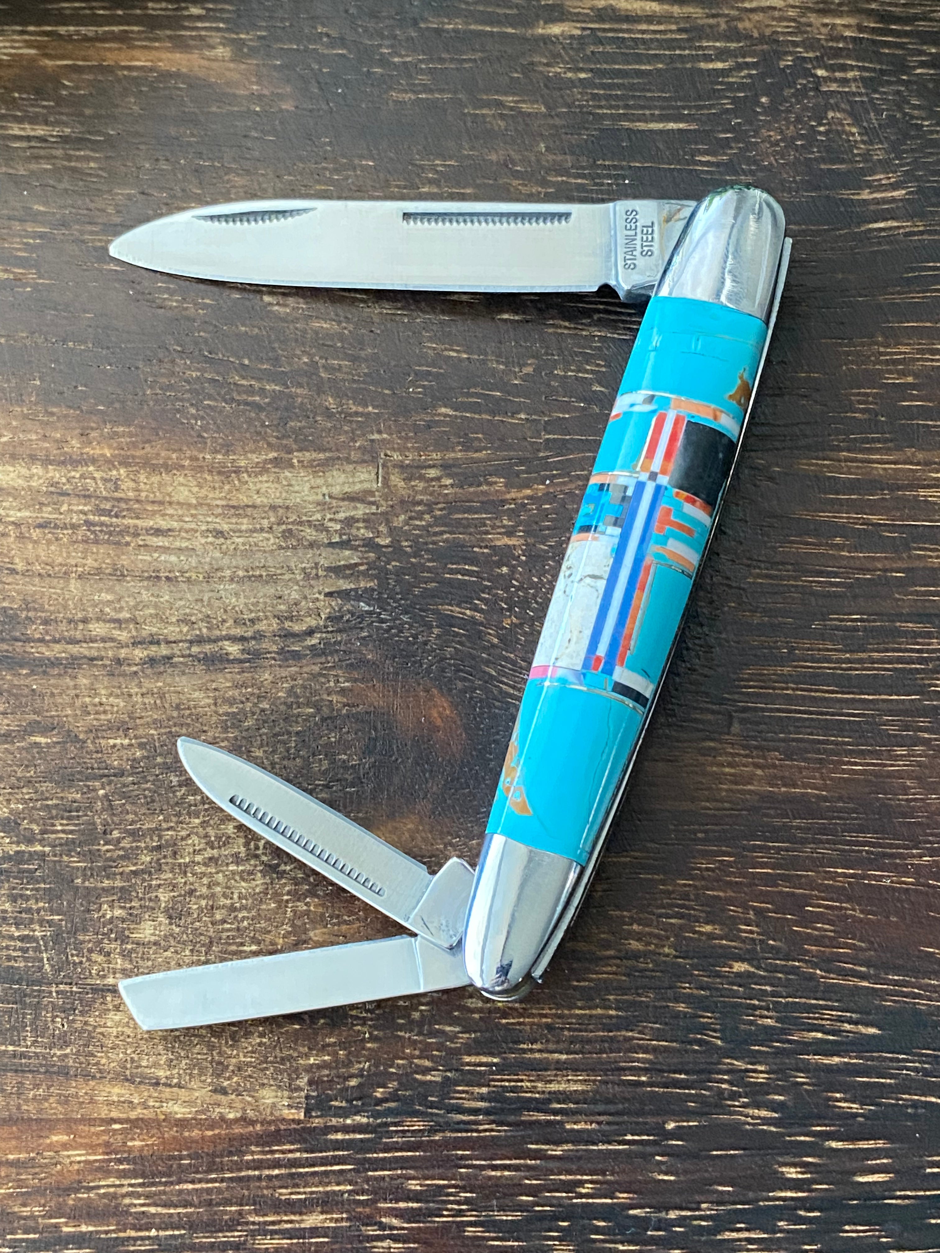 Southwest Made Stainless Steel Pocket Knife