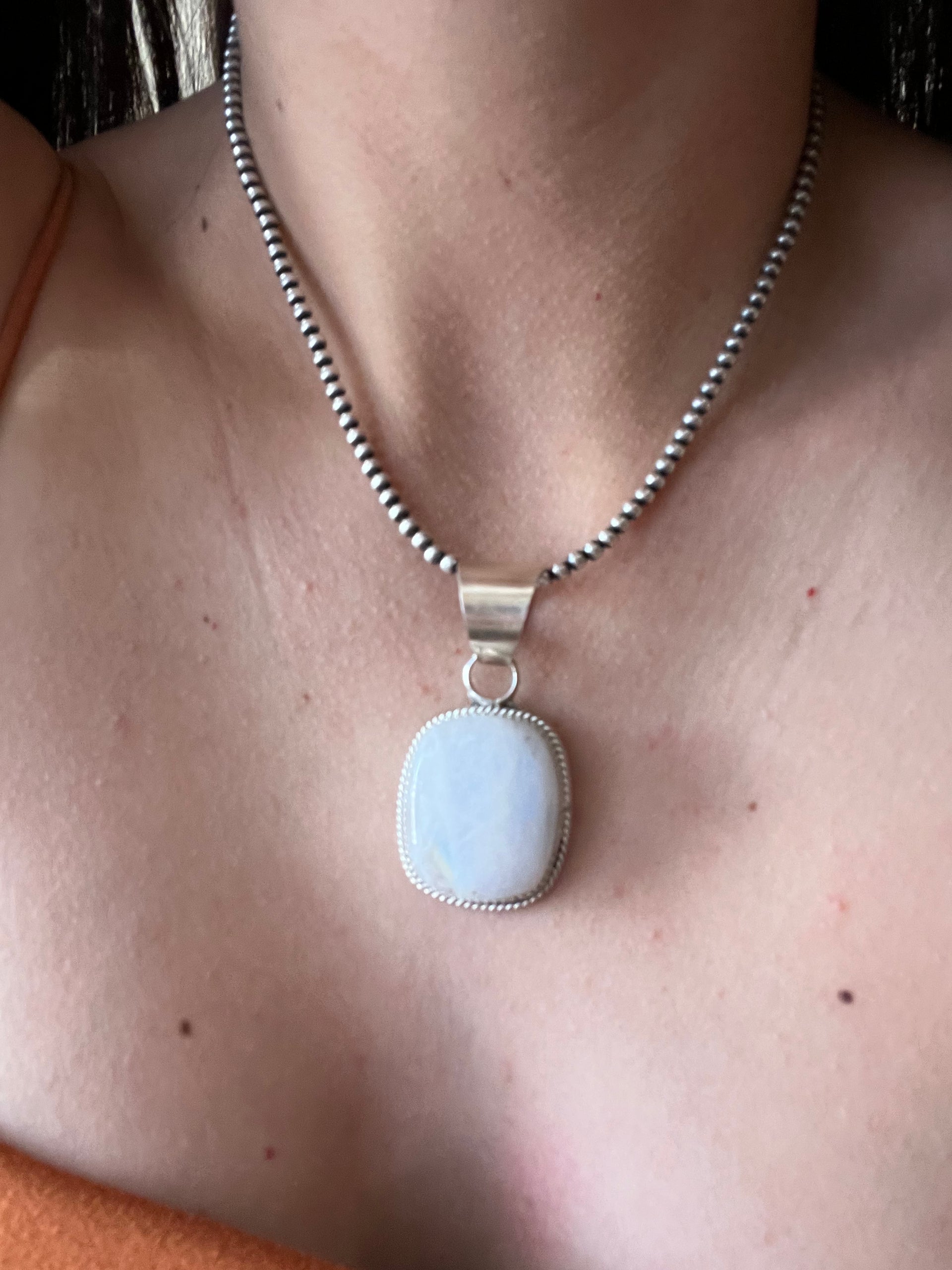 Reda Galvan Moonstone & Sterling Silver Pendant