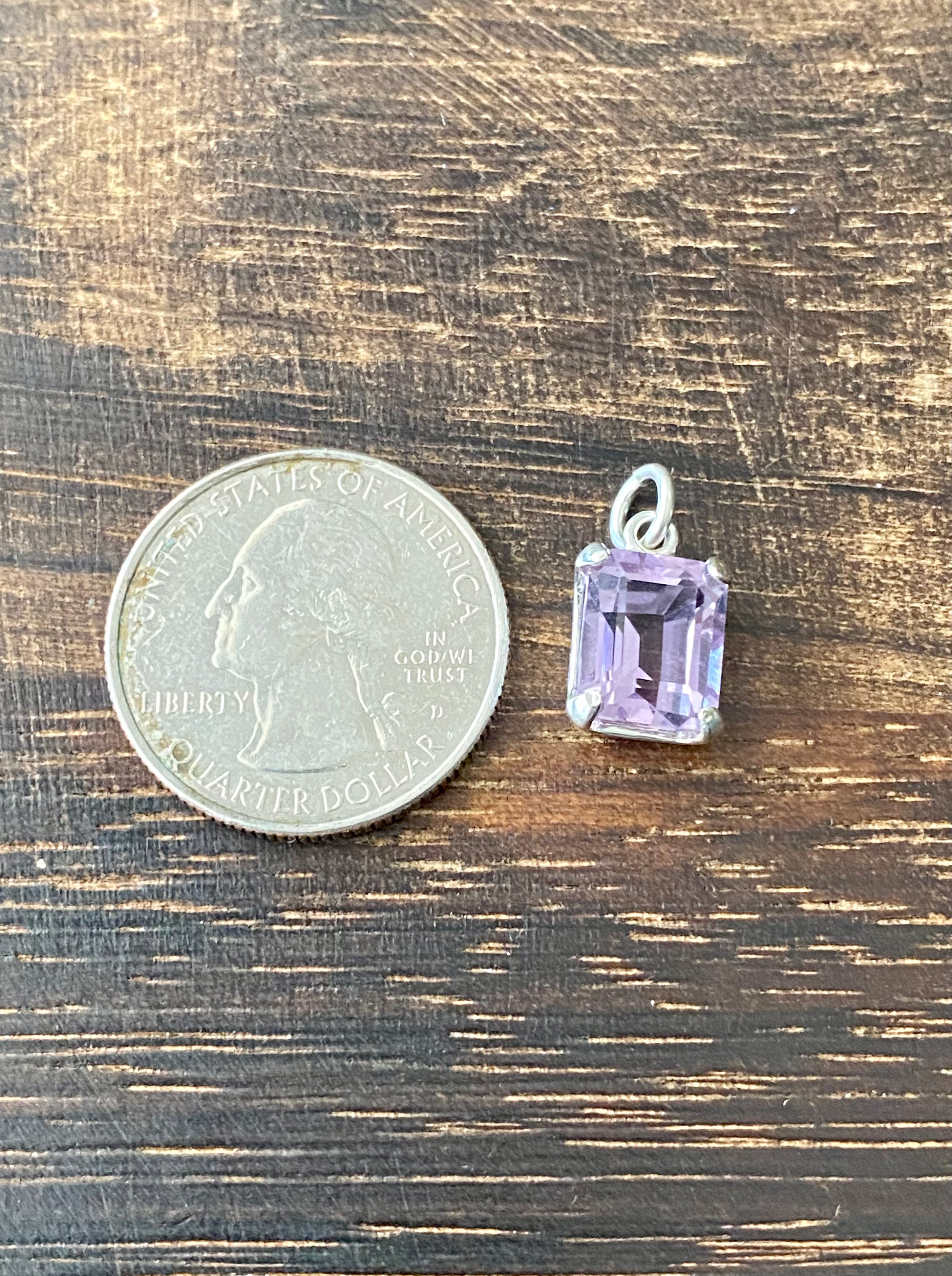 Russell Sam Amethysts & Sterling Silver Pendant