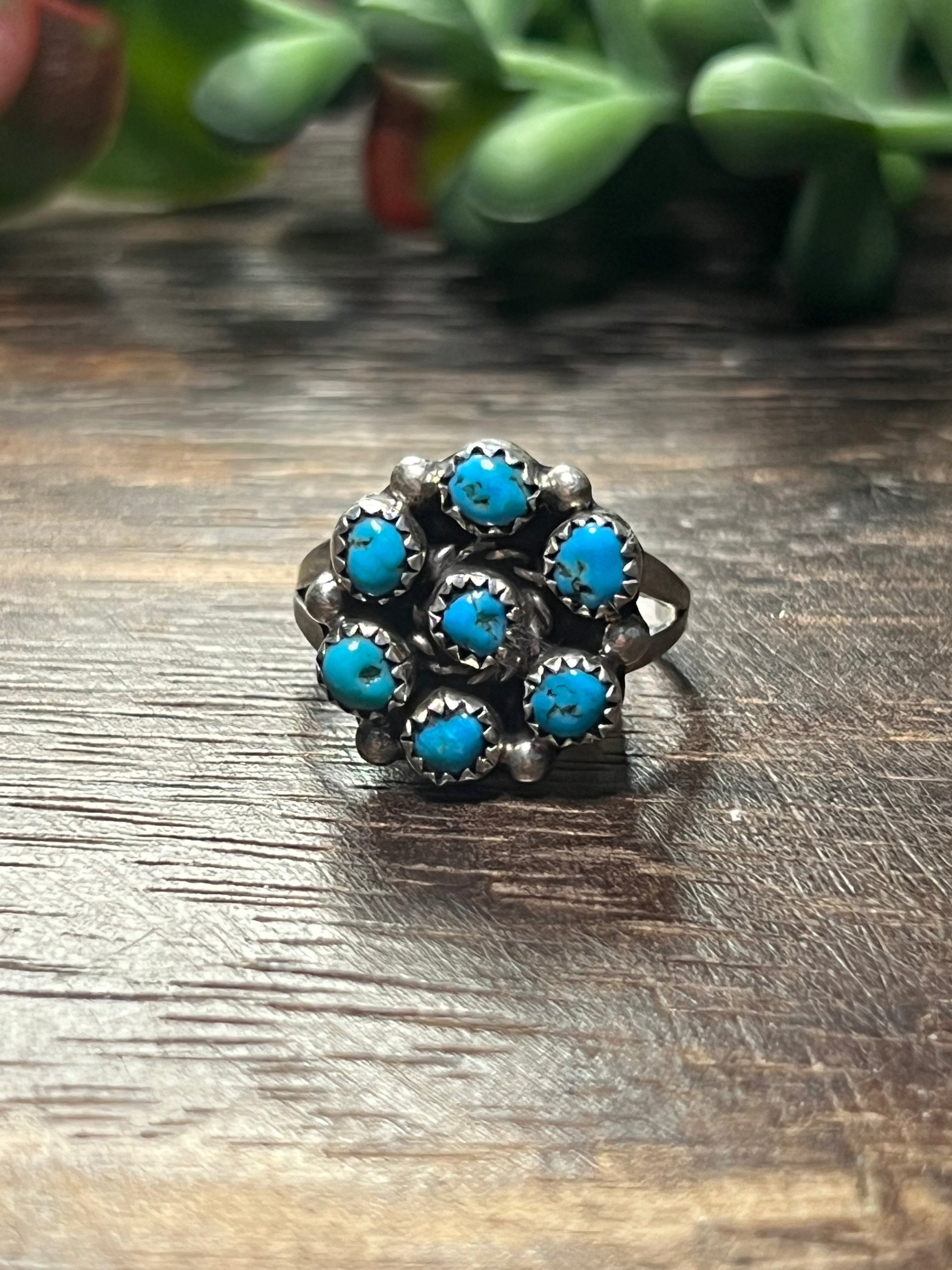 Tricia Leekety Kingman Turquoise & Sterling Silver Ring