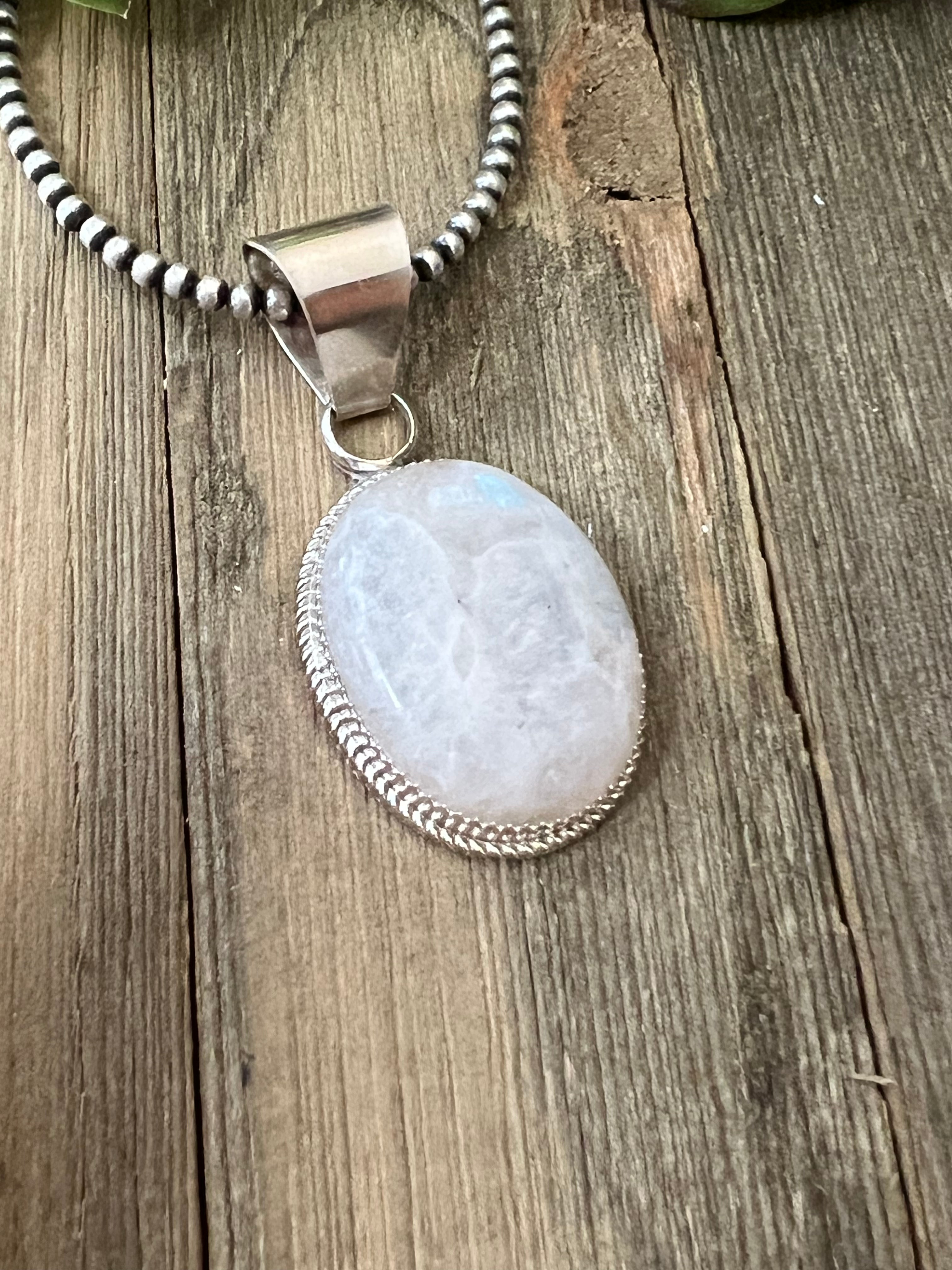 Reda Galvan Moonstone & Sterling Silver Pendant