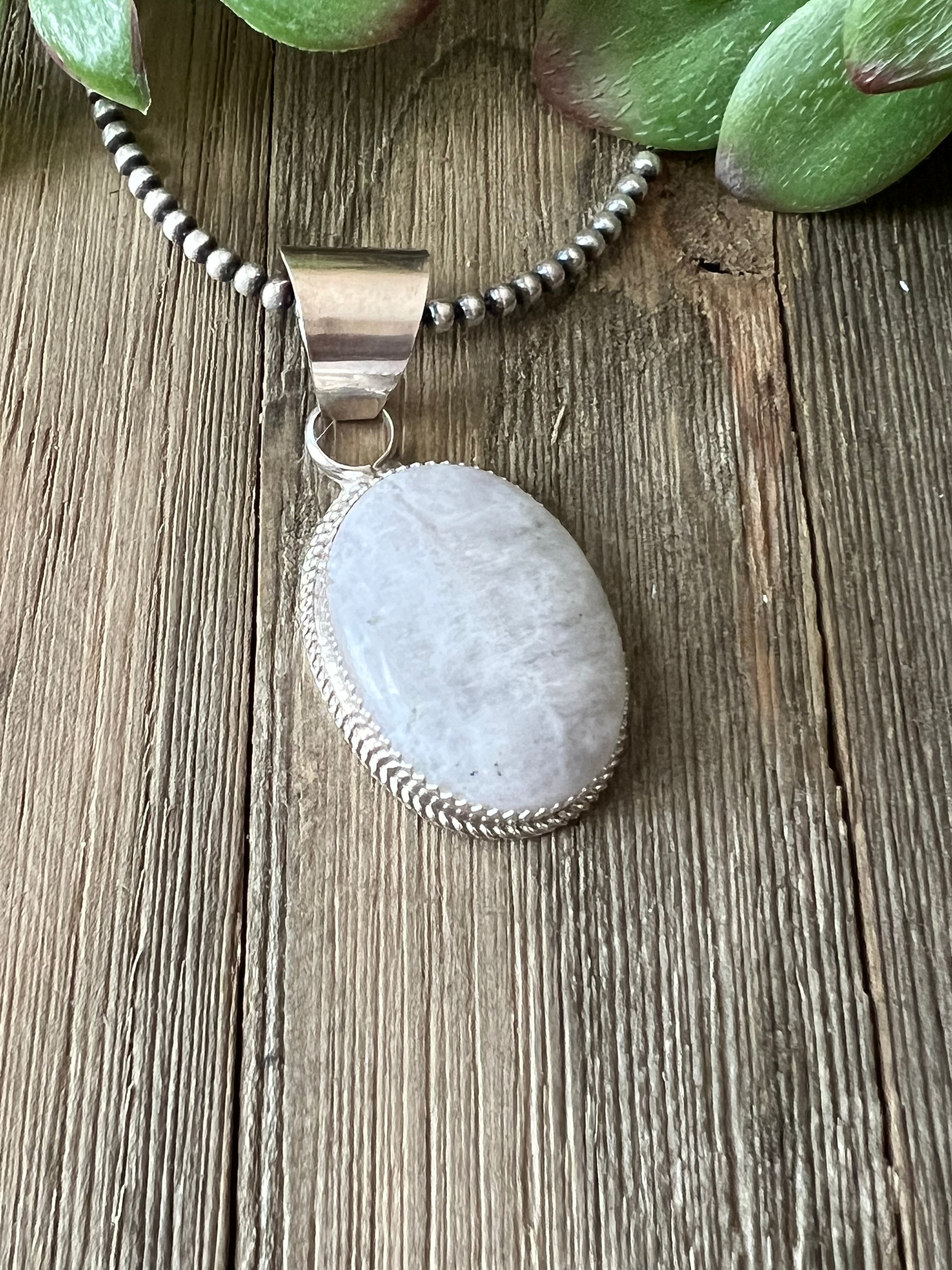 Reda Galvan Moonstone & Sterling Silver Pendant