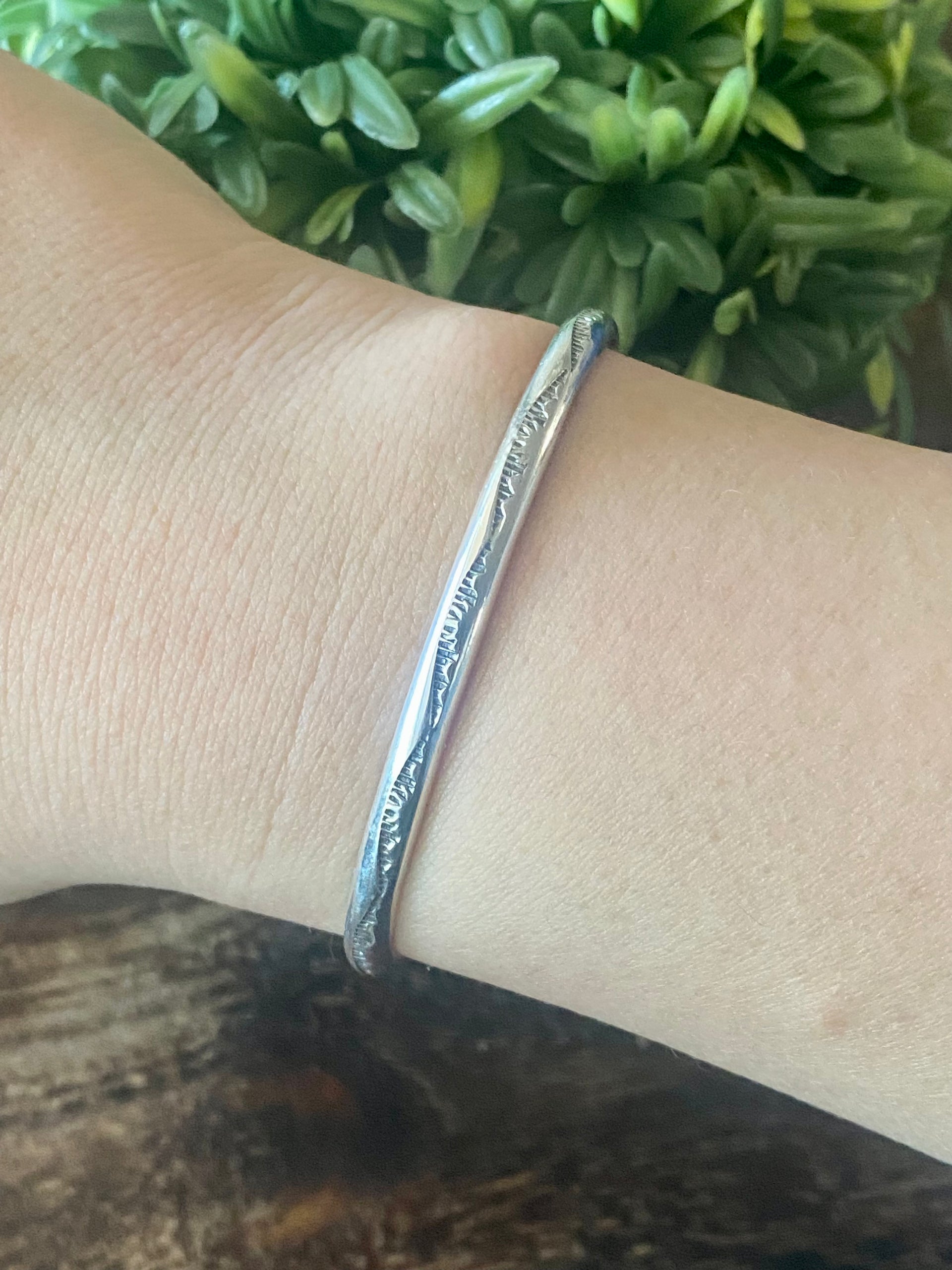 Navajo Made Sterling Silver Cuff Bracelet