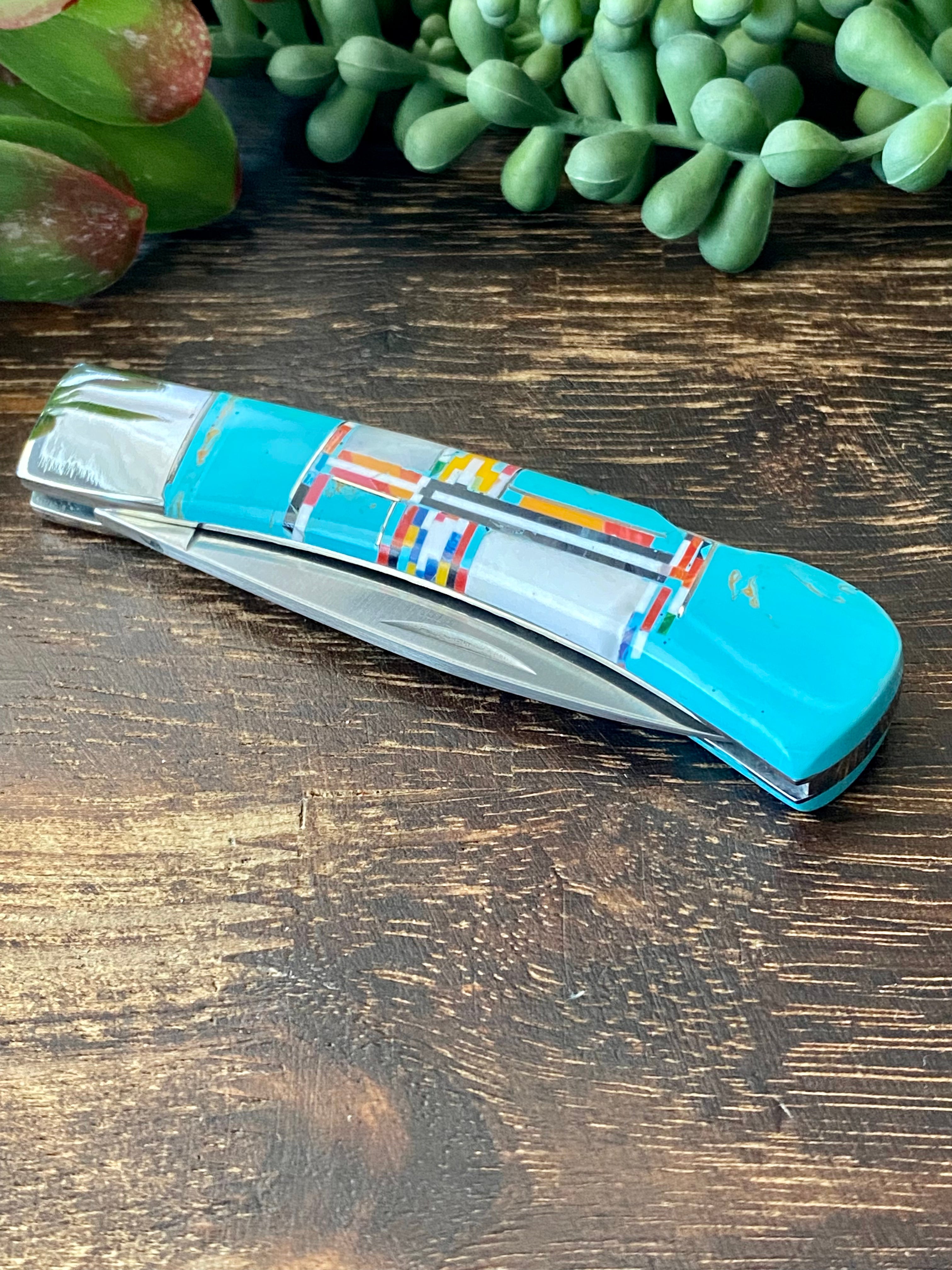 Southwest Made Stainless Steel Pocket Knife