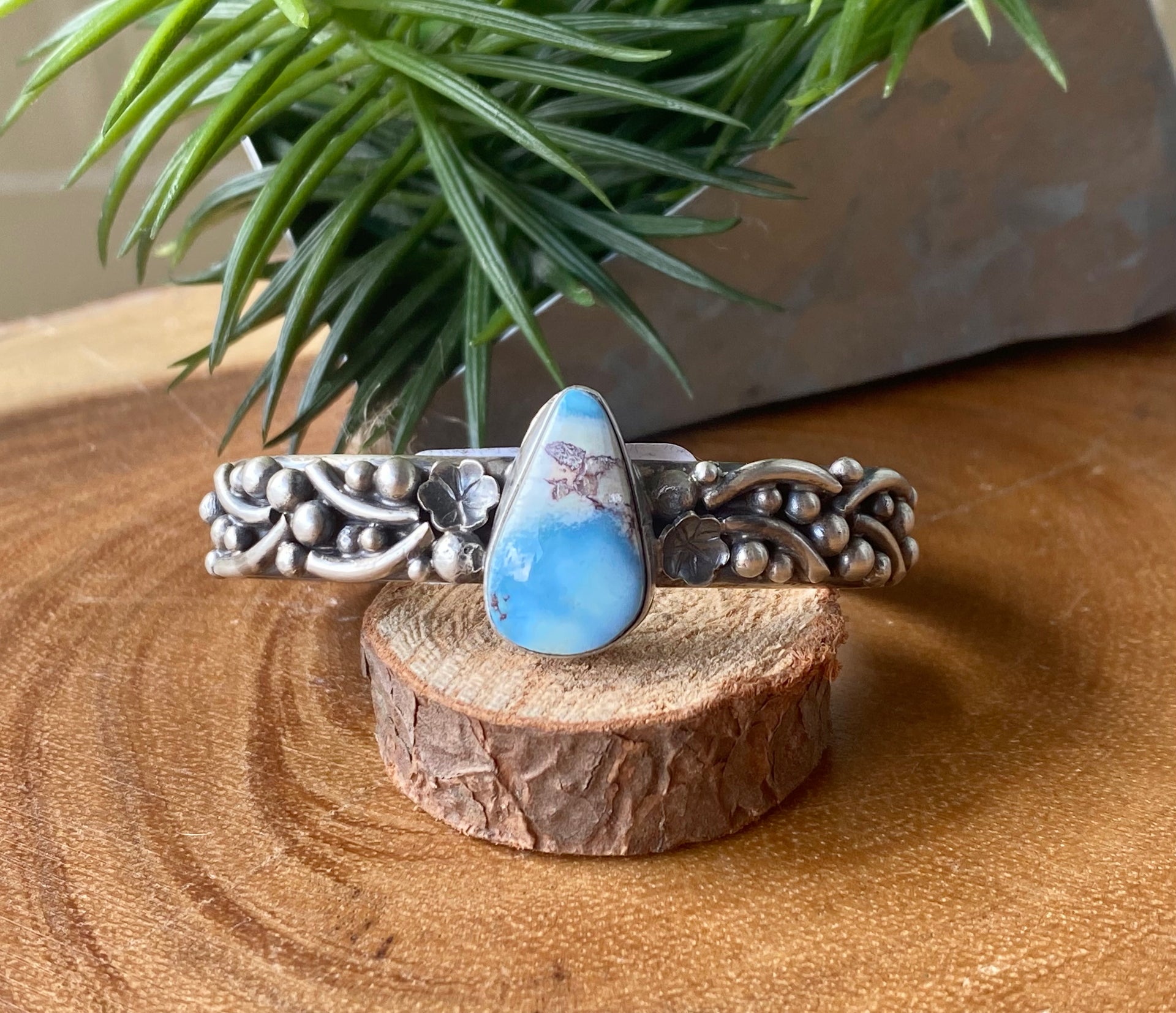 Betta Lee Golden Hill’s Turquoise & Sterling Silver Cuff Bracelet