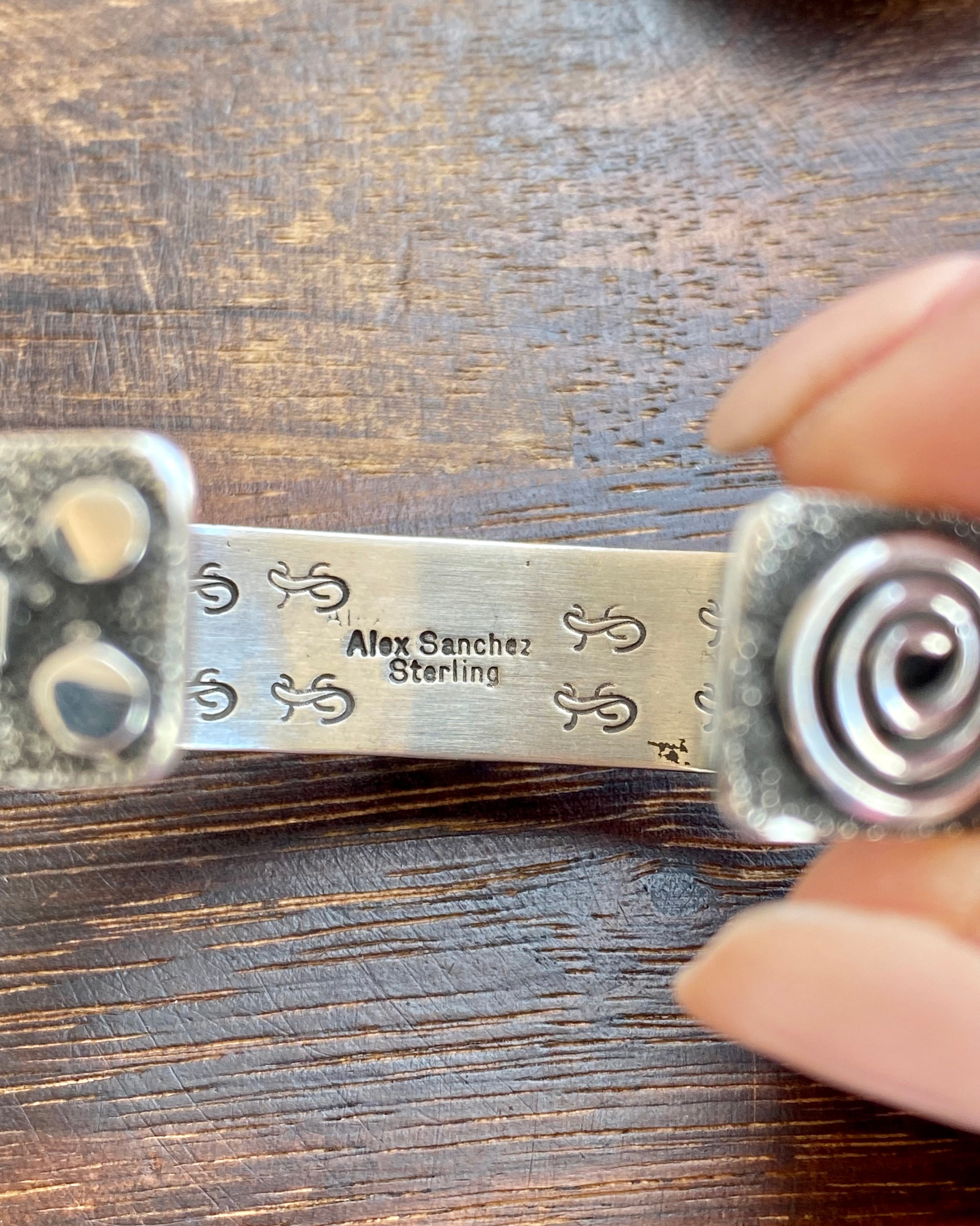 Alex Sanchez Golden Hill’s Turquoise & Sterling Silver Cuff Bracelet