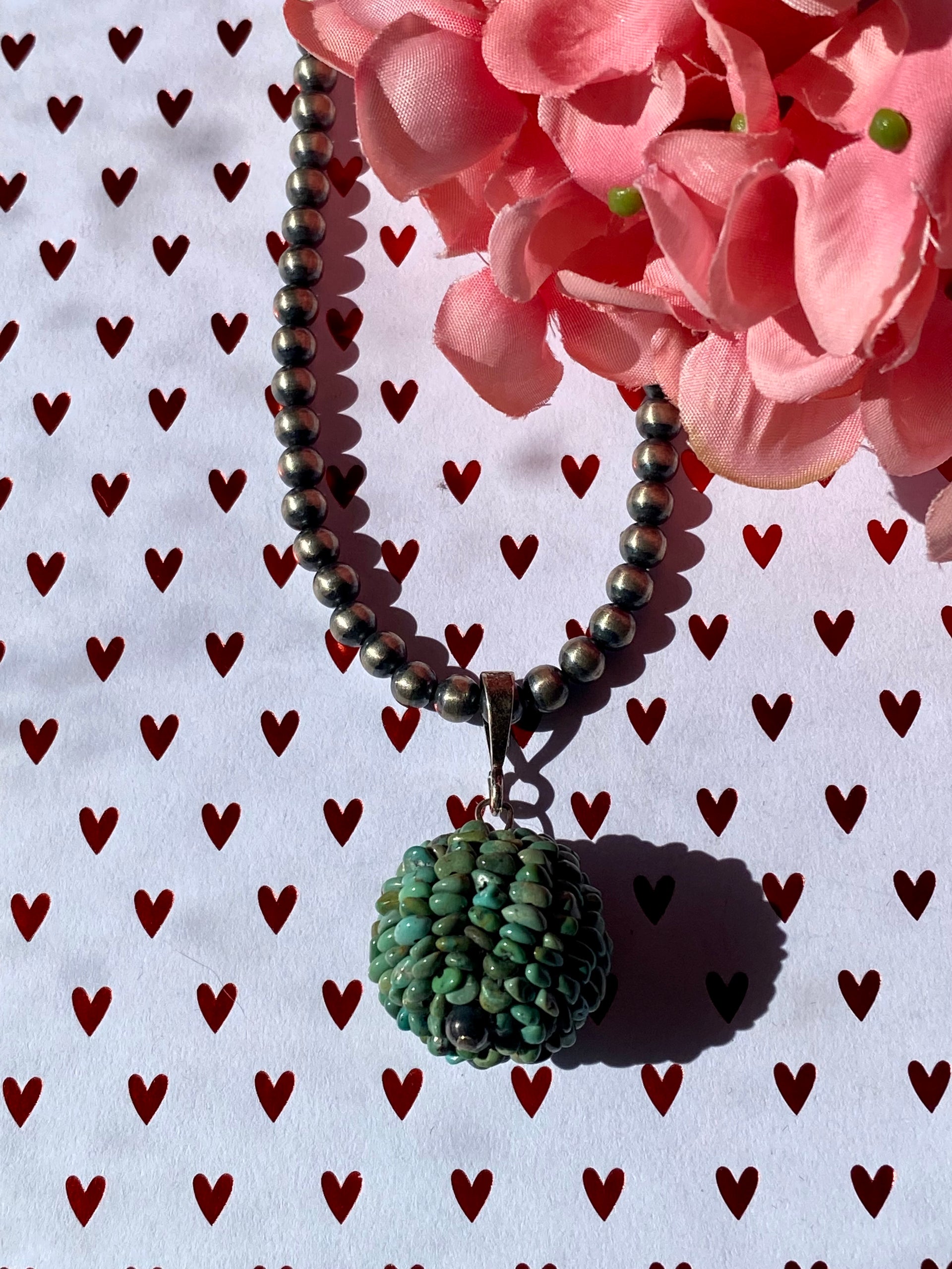 Southwest Handmade Kingman Turquoise Pendant