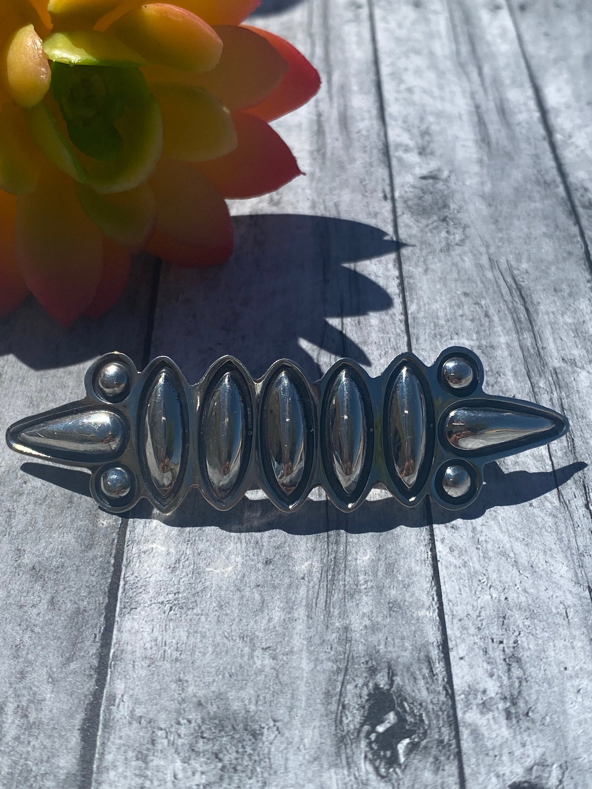 Alex Sanchez Sterling Silver Hair Barrette