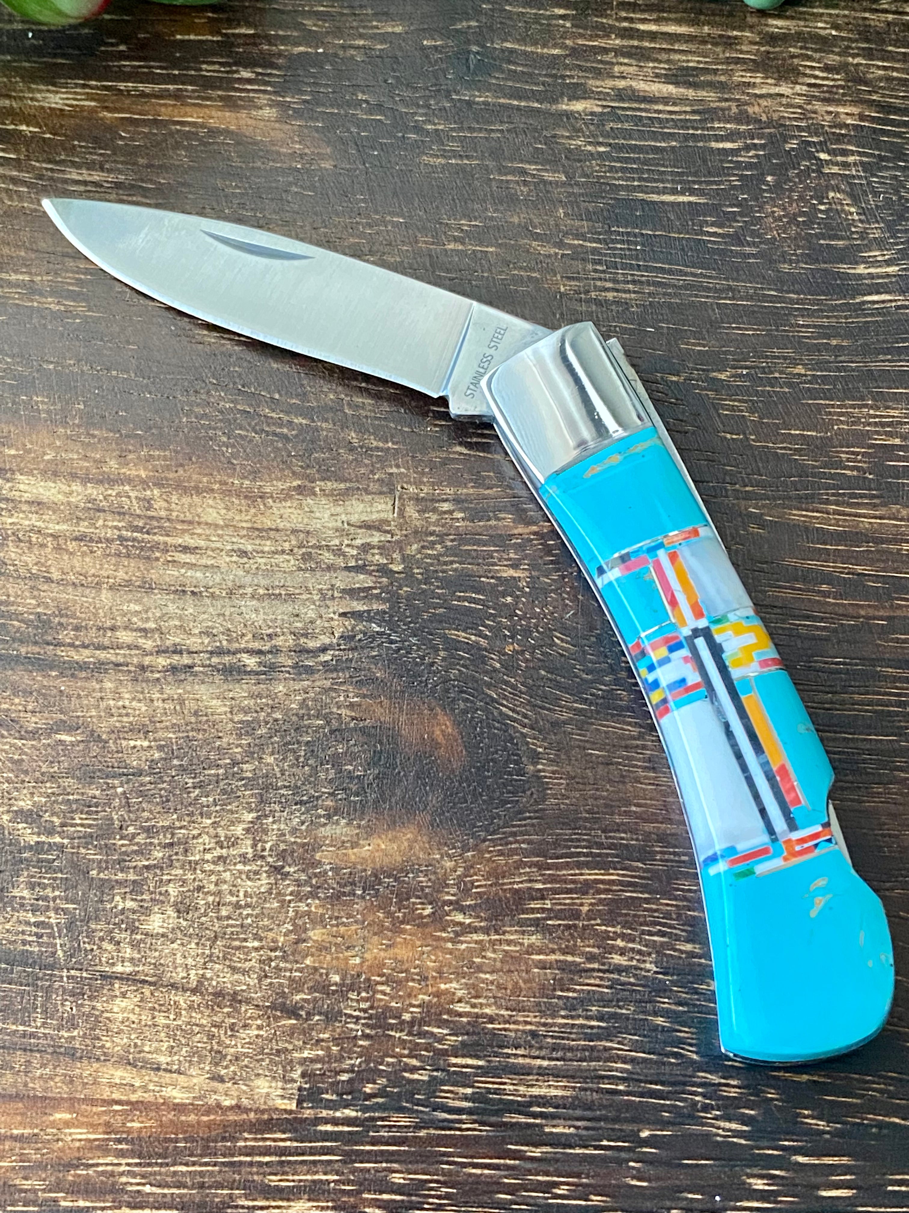 Southwest Made Stainless Steel Pocket Knife