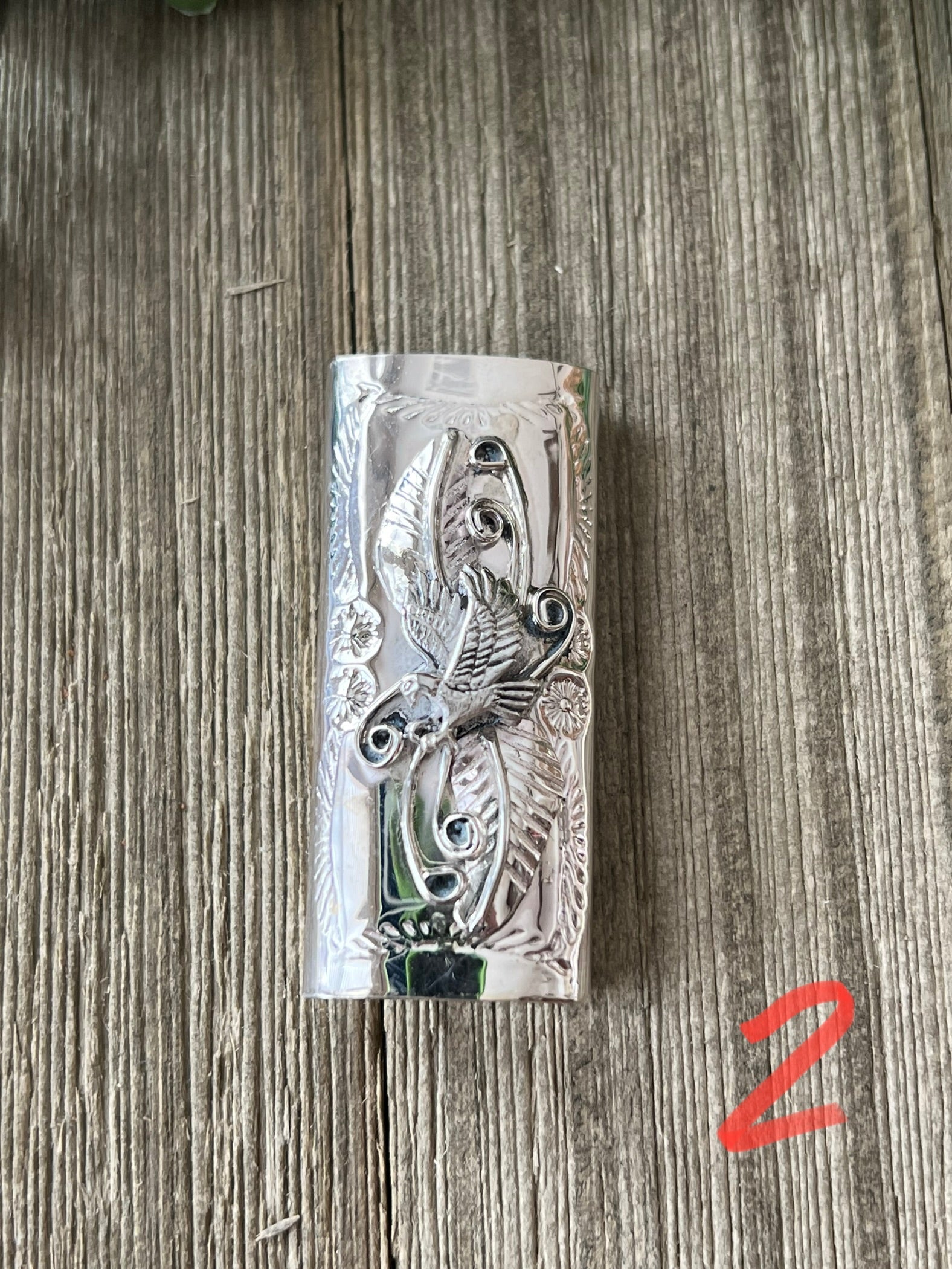 Navajo Made Sterling Silver Lighter Case.