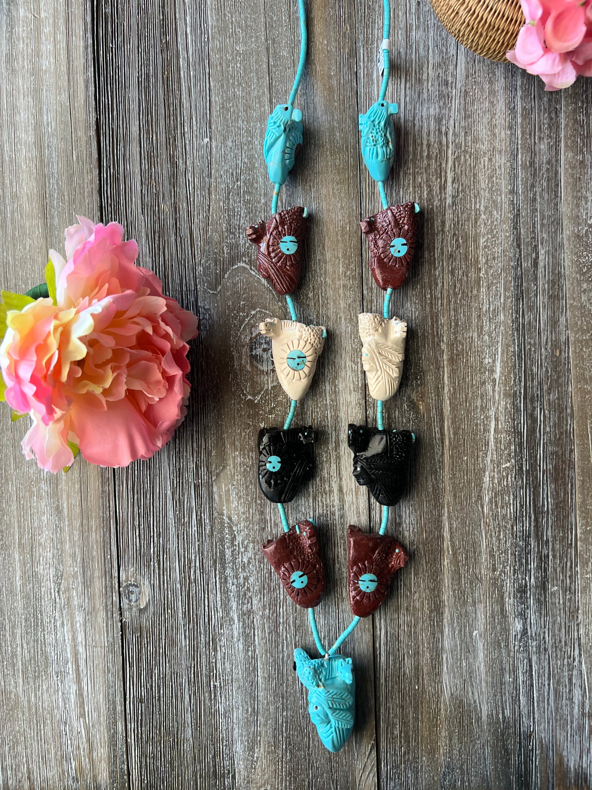 Ben Livingston Zuni Made Mega Fetish Necklace