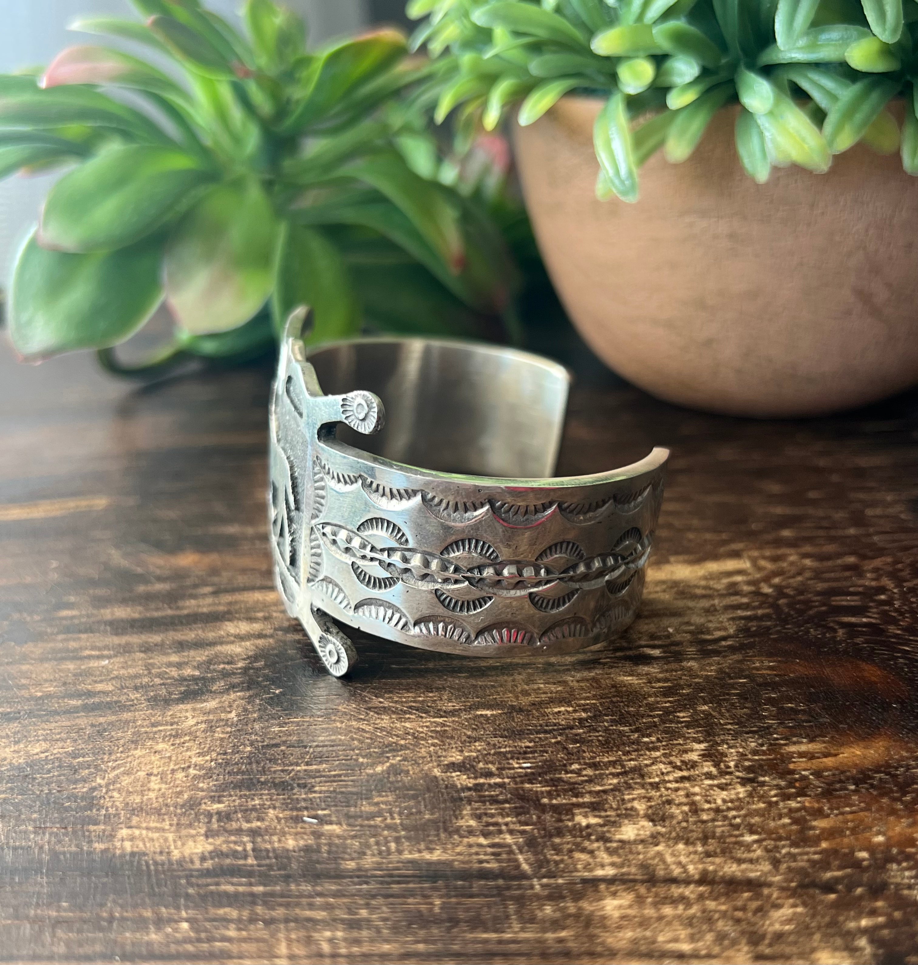 Emerson Kinsel Sterling Silver Horse Cuff Bracelet