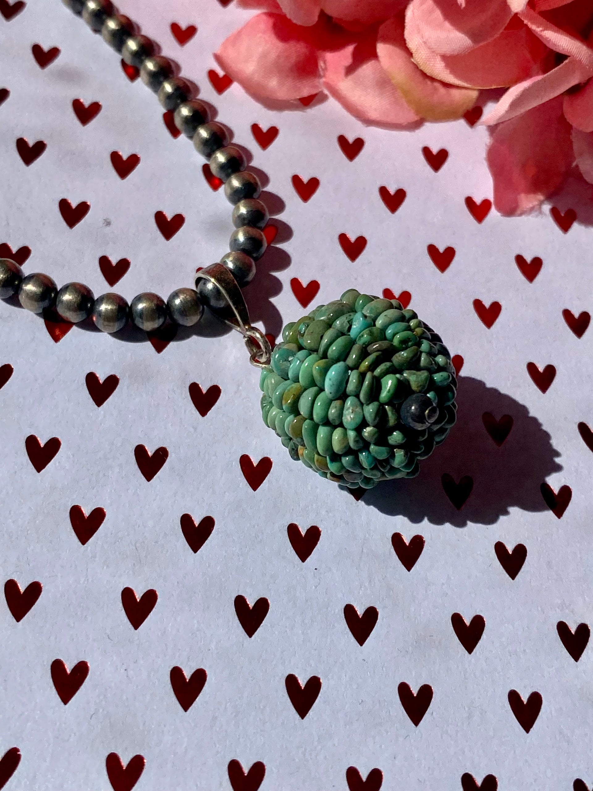 Southwest Handmade Kingman Turquoise Pendant