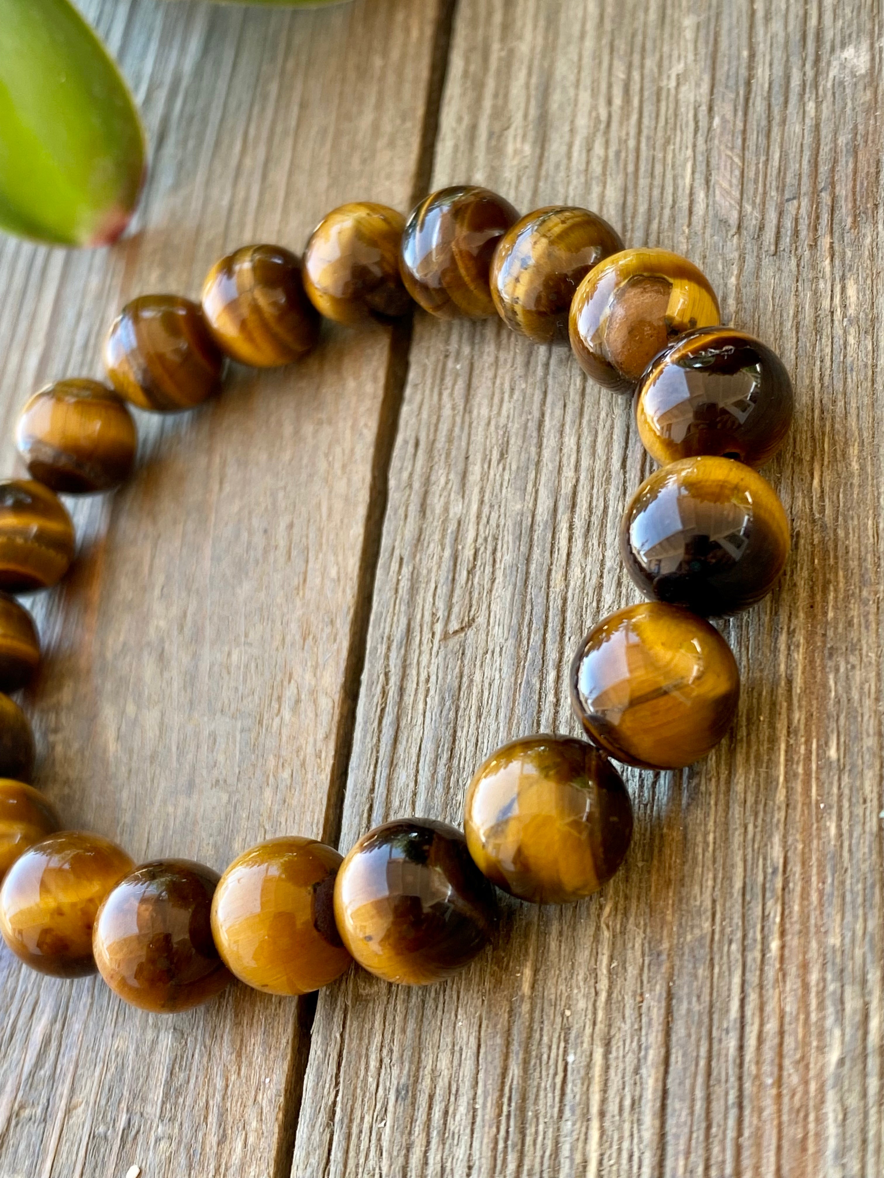 Handmade Tigers Eye Adjustable Bracelet