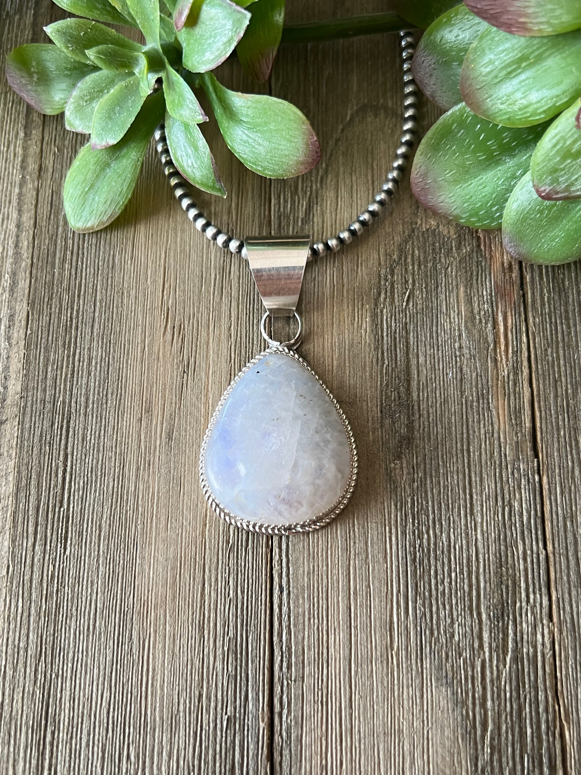 Reda Galvan Moonstone & Sterling Silver Pendant