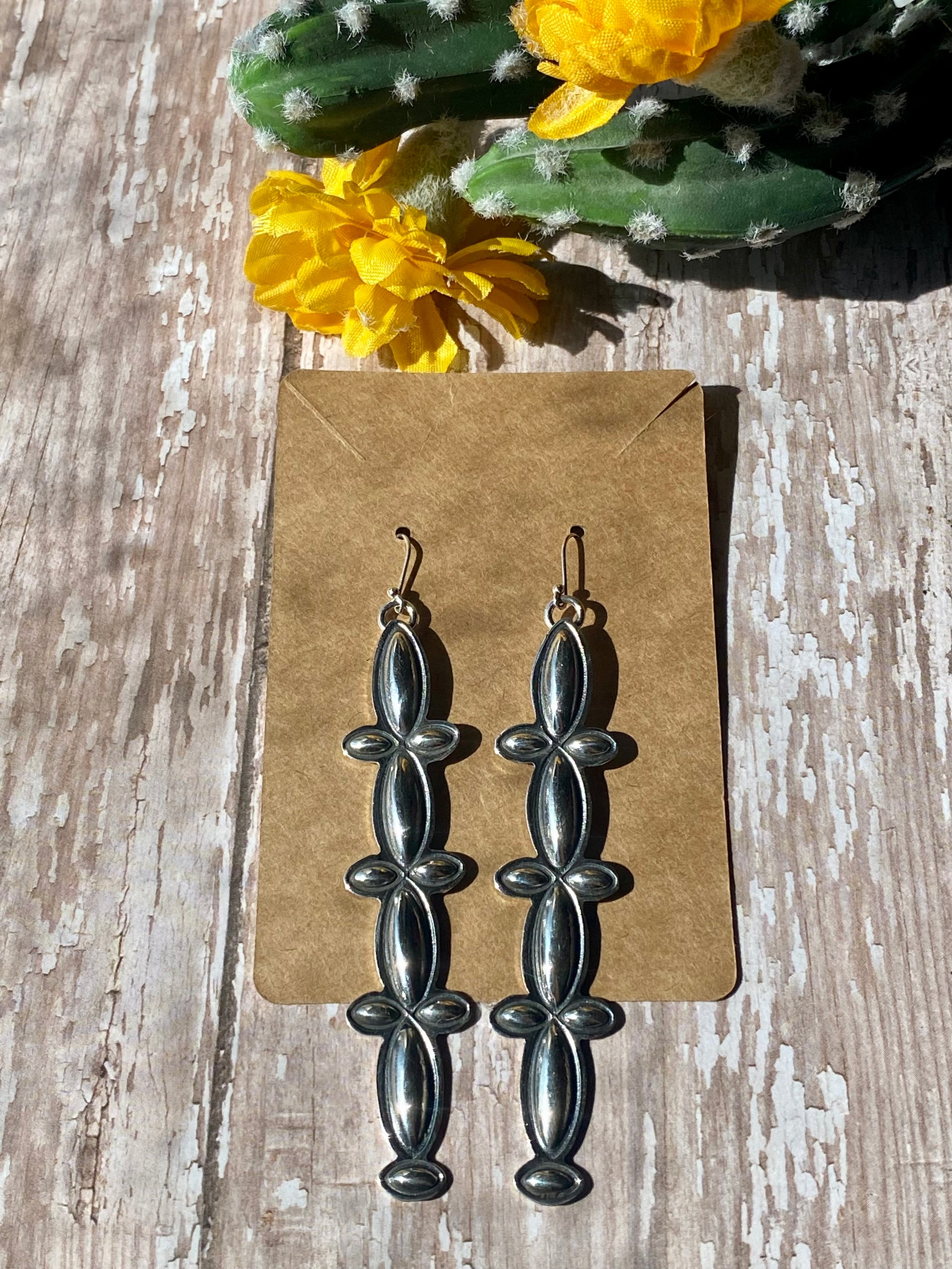 Alex Sanchez Sterling Silver Dangle Earrings